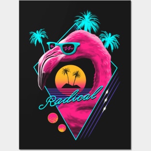 Rad Flamingo Posters and Art